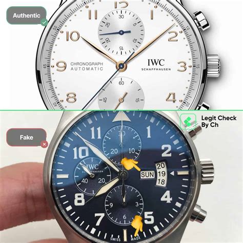 how to spot fake iwc portofino|false iwc watches.